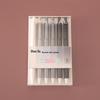 Morandi Quick-Drying Push Gel Pen Set - High-Value Student Signature and Brush Ballpoint Pens