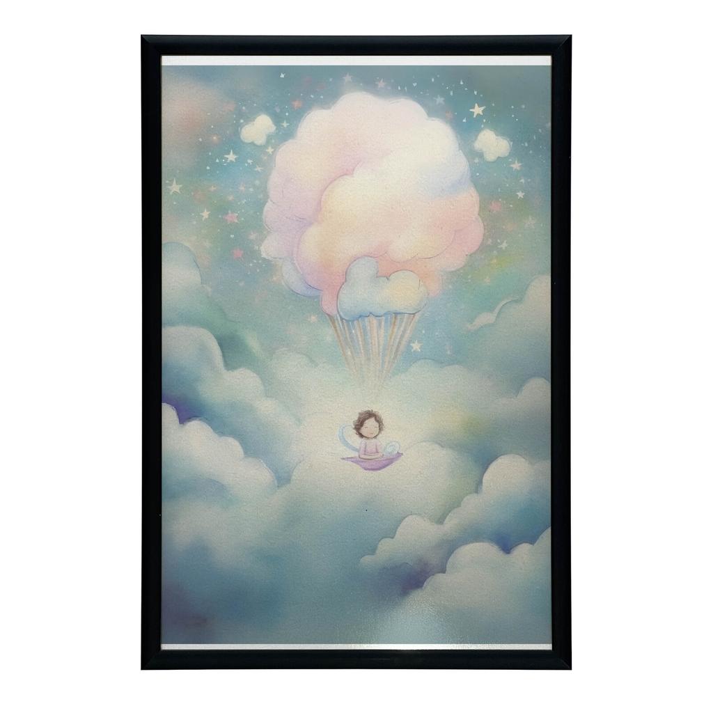 Balloon Dream World Balloon Dream World, 50X70 см, без рамы, холст премиум-класса на подрамнике