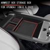 Новый корейский продукт подходит для Hyundai IONIQ5 2024 Ящик для хранения в подлокотнике Ящик для хранения в подлокотнике Аксессуар для салона автомобиля M6Z3
