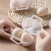 1pc 2-Cell Outdoor Portable Egg Box Plastic Egg Tray Refrigerator Egg Storage Box Shock-absorbing And Anti Drop Egg Loade