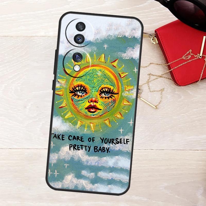 Indie Kids Aesthetic Hippie Acid Trip Case For Honor Magic 8 5 6 7 Lite X9a X9b X9c X9d X8b X8c Win 50 70 90 200 400 Pro Cover