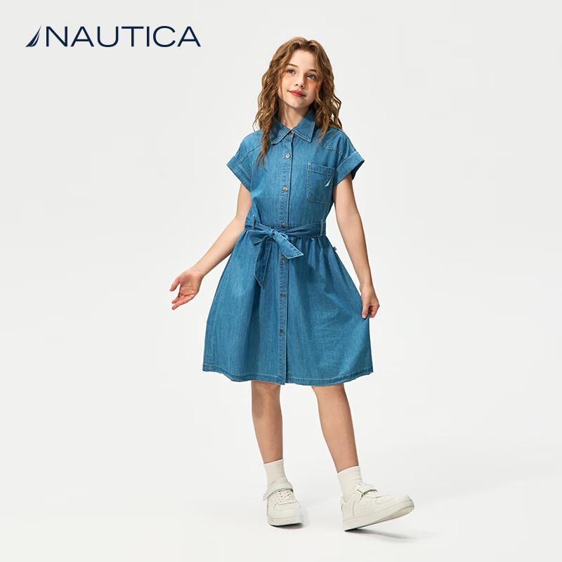 Nautica Джинсовое макси-платье для девочек