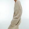 Imitation Mink Fur Sweater Set For Women's Autumn And Winter Commuting, Simple Knitted V-neck Sweater+skirt Set