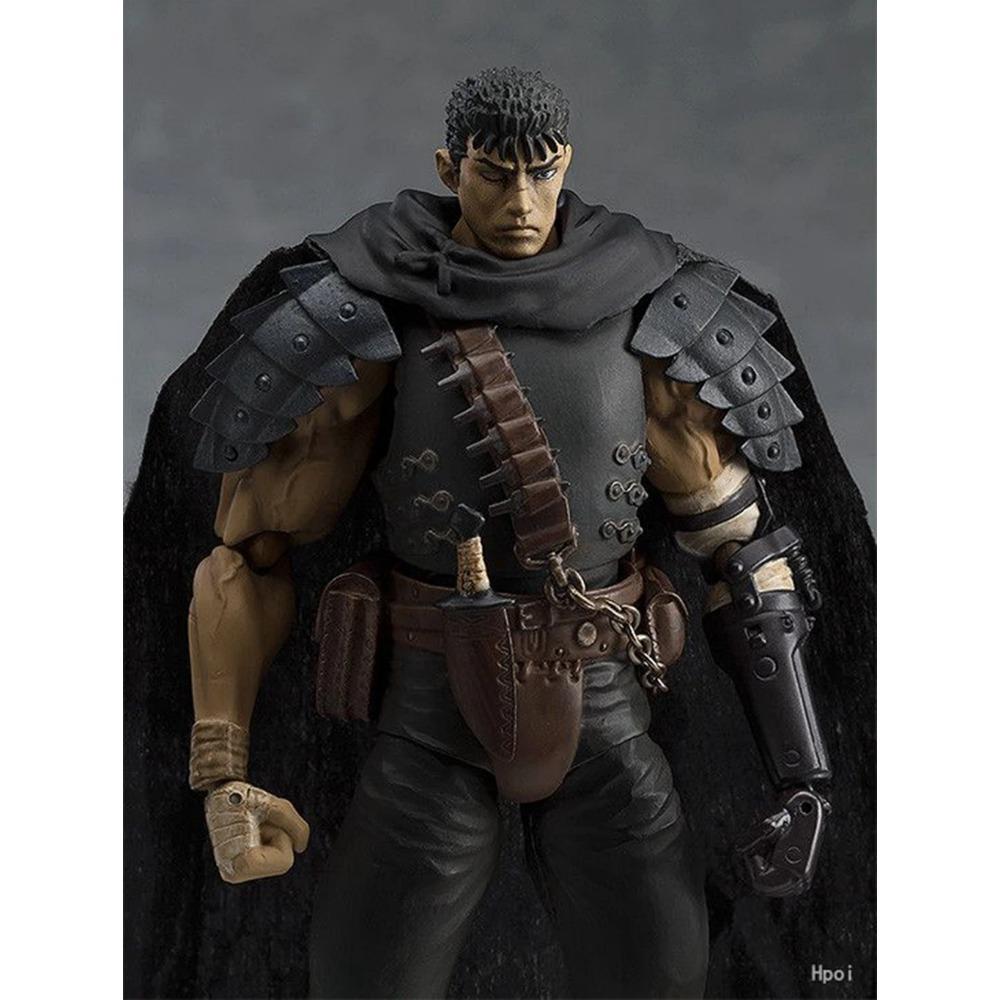 16CM Anime Berserk Guts Figma #359 Black Swordsman ver Repainted Edition Max Factory Action Figure PVC Doll Toys