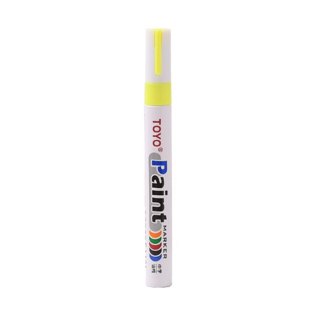 Plastic Cars Wheel Tire Oily Mark Pen No Fading Auto Rubber Tyre Paint Pen Car