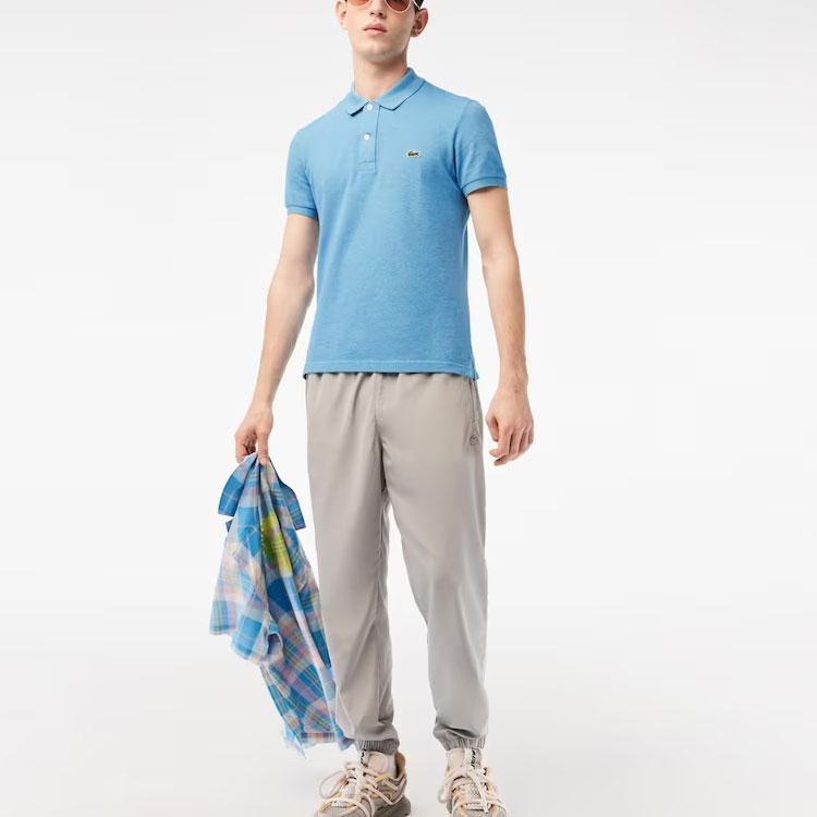 LACOSTE Polo Shirt Men's Light Blue PH4012-KC9