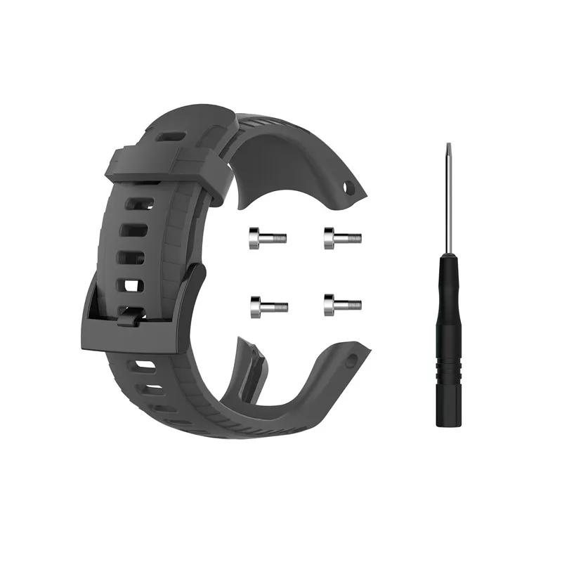 Спортивный ремешок для Suunto Watch 5 46 мм, силиконовый браслет для умных часов, ремешок на запястье для Suunto 5, аксессуары для ношения