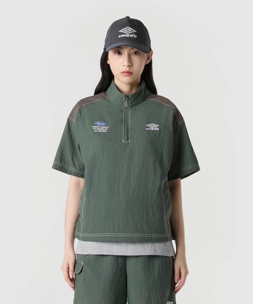 Umbro Crispy Taslan Анорак с коротким рукавом Хаки Ur224Cwt59 (Тип B)