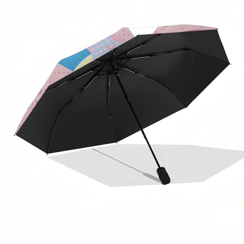 1pc Pastel Cute Bunny with Bow Umbrella with Plastic Handle,Compact & Stylish,Suitable for All Seasons Home Travel Outdoor N013