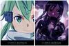Прозрачный файл Sword Art Online Sword Art Online II Sinon Kirito