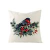New Christmas Throw Pillow Cover Home Sofa Living Room Linen Bedside Cushion Cushion Cover Print