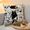 Cushion Cover  Linen  SkinFriendly Soft Decorative Case For Sofa Home Decor Healing Anime Cute YYotsubatSo Pillow cover