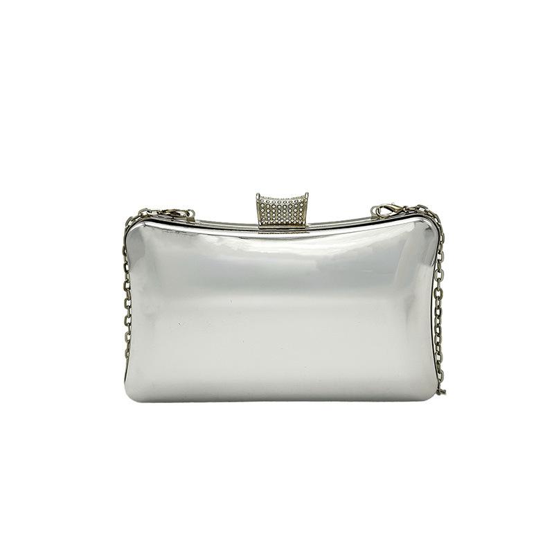 Сумки Сумки Женские 2025 Новая Европейская и Американская Мода Конфетный Цвет Зарубежный Стиль Сумка на Плечо Цепь Акриловая Сумка-Коробка