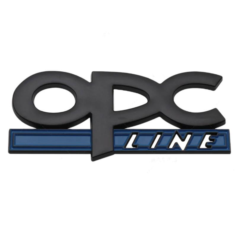 3D Metal Logo OPC Emblem Car Fender Trunk Badge For Opel Insignia Corsa E Astra H J D Zafira Vectra OPC Line Sticker Accessories