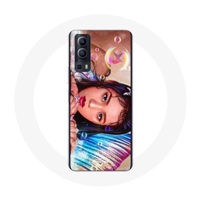 Чехол для Vivo Y72 Blackpink Джису Постер Фанарт