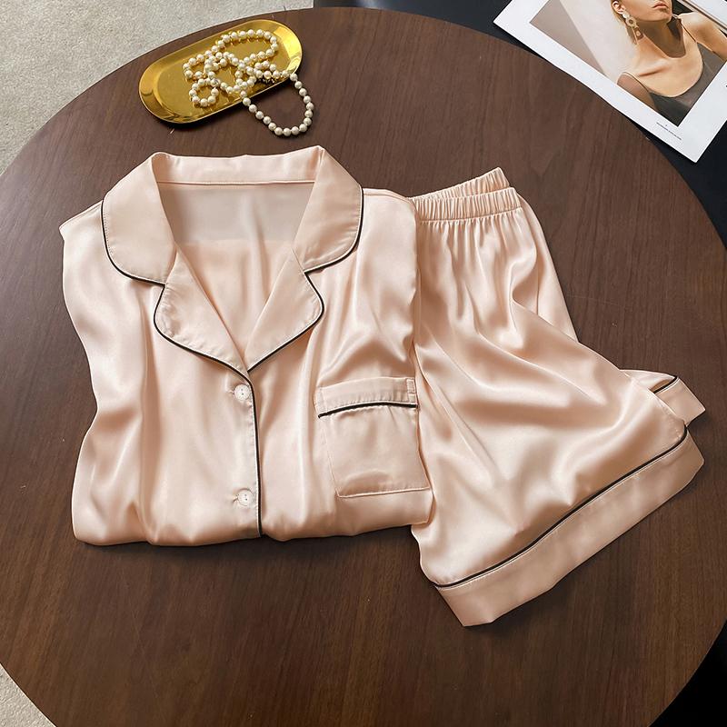 Простые однотонные милые ленивые женские пижамы в корейском стиле Харадзюку повседневные женские пижамы для отдыха на лето крутые модные женские пижамы