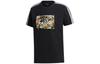 Adidas Neo T Shirts Men's Black Crew Neck Moderate Straight Fit GK5871