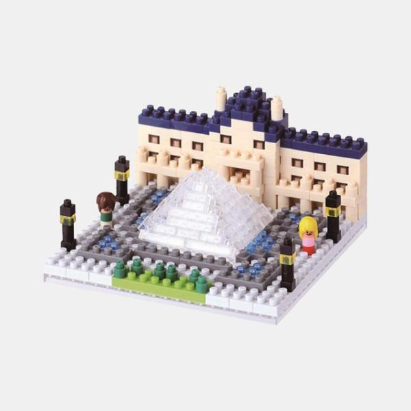 Nanoblock Louvre Museum, Korean Popular Bandai