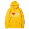 2024 I Love My Boyfriend Girlfriend Printed Hoodie Couple Fashion Sports Shirt Harajuku Casual Top