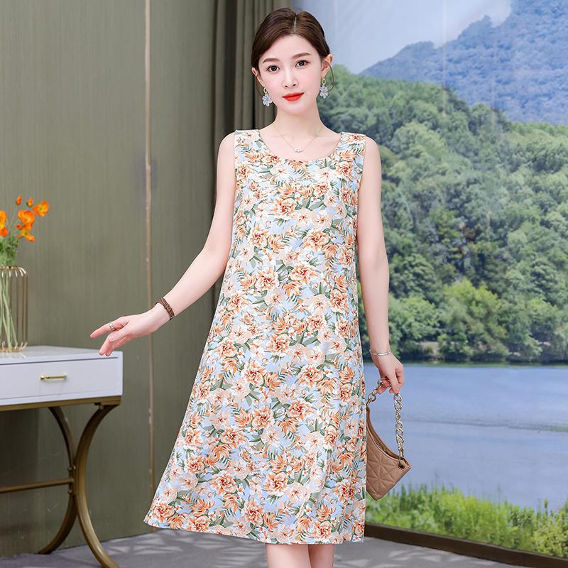 Элегантные платья без рукавов больших размеров для женщин, винтажное длинное летнее платье