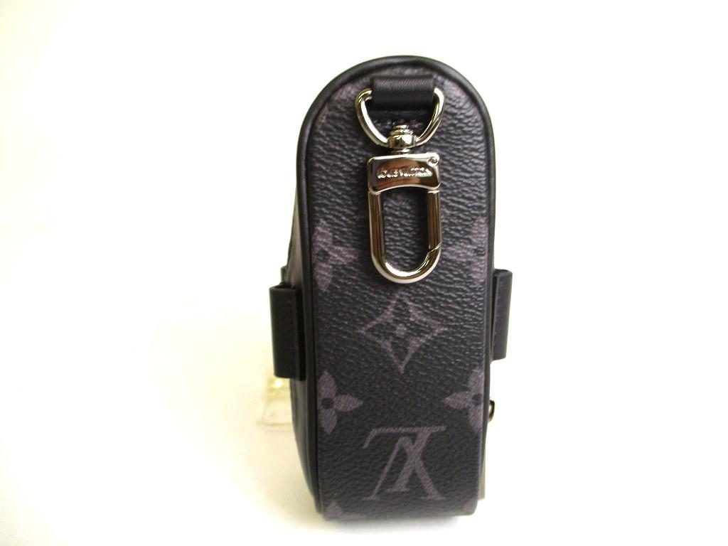 Подлинный футляр для мячей для гольфа LOUIS VUITTON Monogram Eclipse Andrews #9689, восстановленный