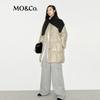 MO&Co. Women's 90% Goose Down Lapel Jacket with Warming Lining