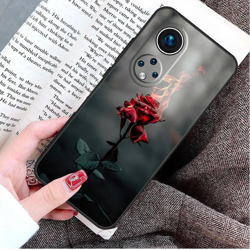Чехол-цветок Красная Роза для Honor Magic 8 5 6 7 Lite Honor 200 400 Pro 50 70 90 X9d X9b X9c X9a X8c X8b Win RT