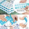 14 Holes Silicone Ice  for Cube Tray Ices Maker  for Mold Trays Containers with Cover