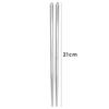 Stainless Steel Chopsticks Portable Non-slip Environmental Protection Food Sticks Kitchen Dining Tableware Accessories