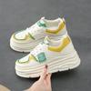 Board Shoes Women's 2025 Spring Little White Shoes New Versatile Casual Women's Shoes Show Feet Small Platform Sports Shoes