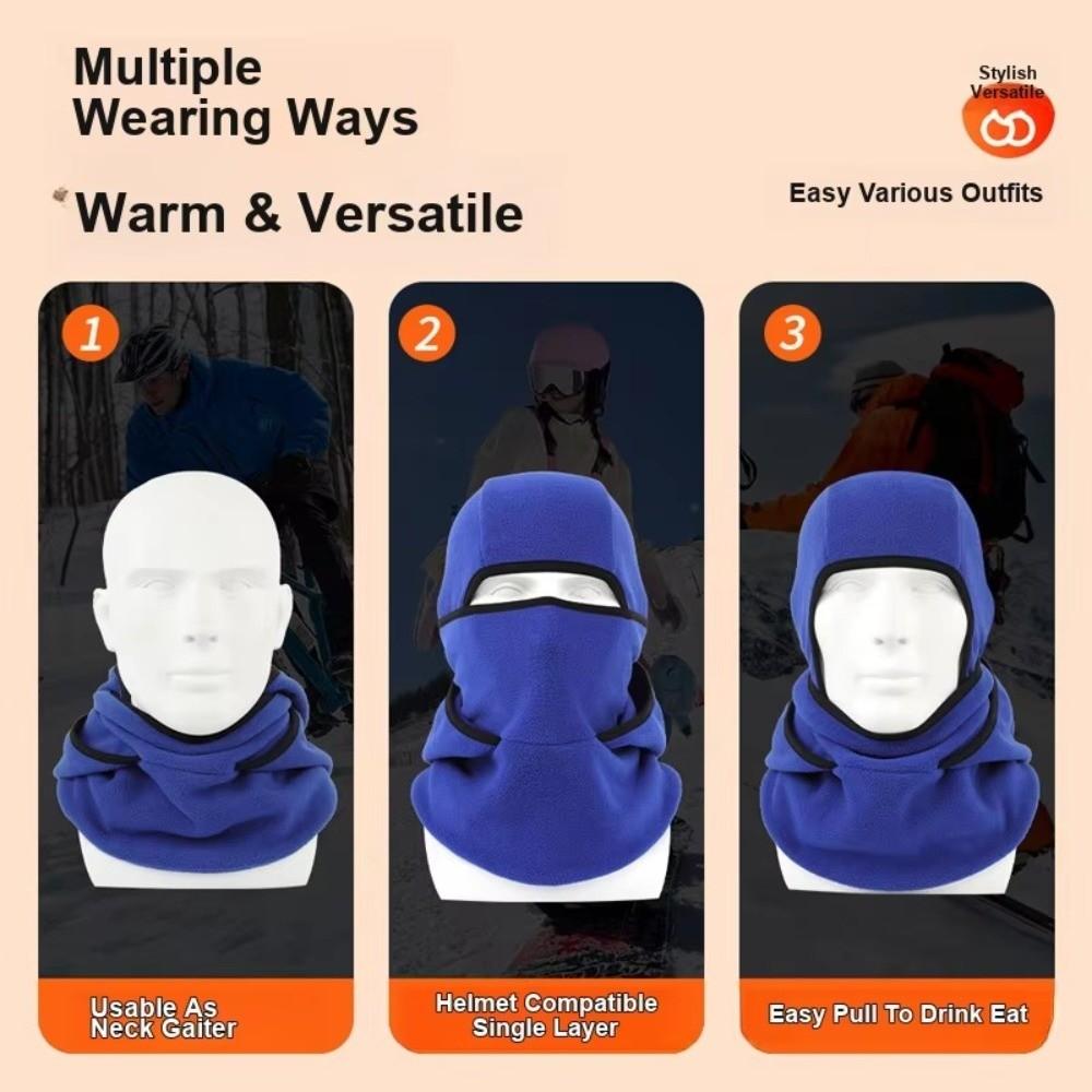 Thermal Warm Fleece Full Face Neck Windproof Winter Hat New Balaclava Cycling