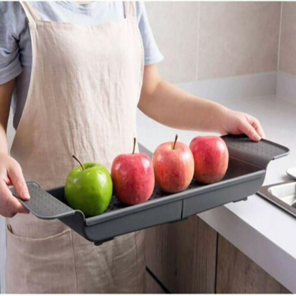 New Storage Shower Bathtub Shelf Book Holder Extendable Bathtub Tray