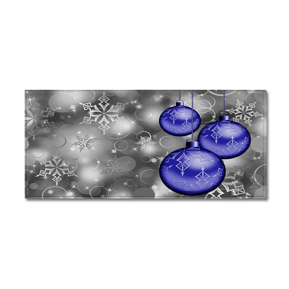 Christmas Household Bathroom Absorbent Non-Slip Mat Living Room Kitchen Sand Carpet Doormat Long Floor Mat