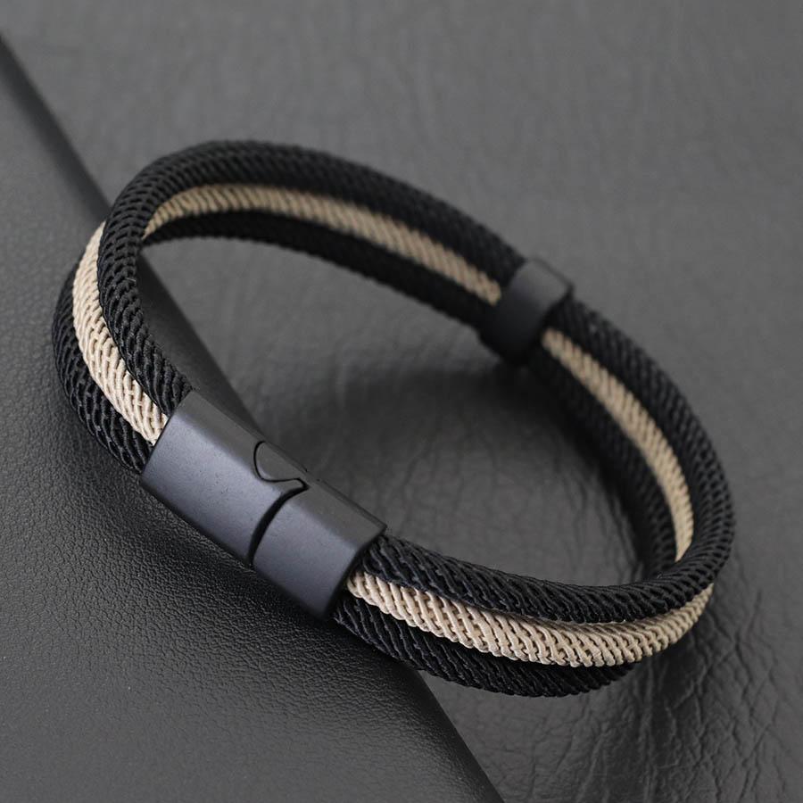 Handmade National Flag Color Rope Bracelet Men Women Color&Size Can Be Customized Grade A Thread Charm Braslet Cool Riding Joias