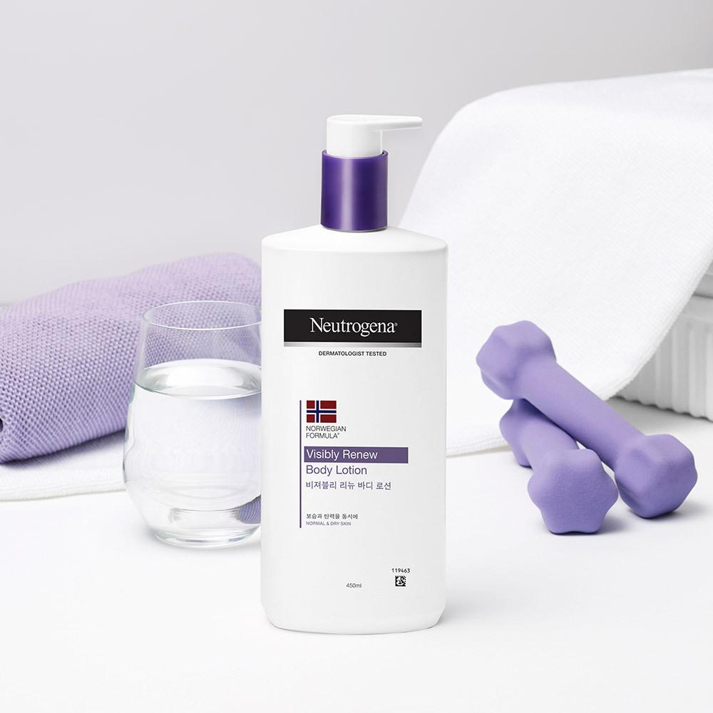 Neutrogena [elasticity Boosting] Neutrogena Visible Renew Body Lotion 450ml  Single Item Stretcher Plan 
