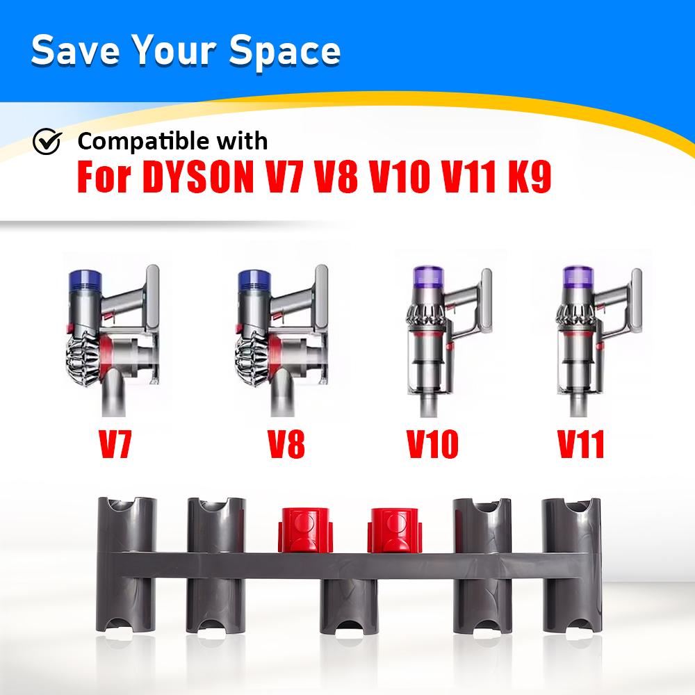 Nine-hole Accessory Bracket for Dyson V7 V8 V10 V11 V15 Vacuum Cleaner Hanger Base Brush Tool Storage Equipment Shelf Holder
