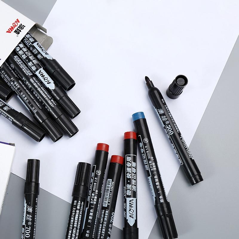 Маркер большой емкости может добавлять чернила масло для маркировки ручка с большой головкой не выцветает транспортная ручка для маркировки