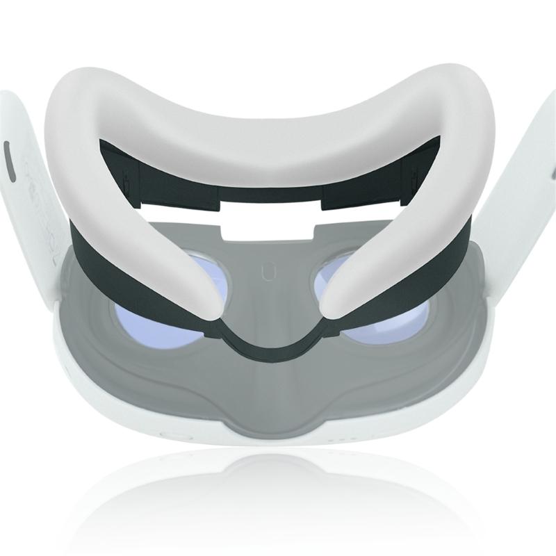 Защитная накладка из силикона для VR-гарнитуры Meta Quest 3, чехол-крышка для маски и линз, аксессуар