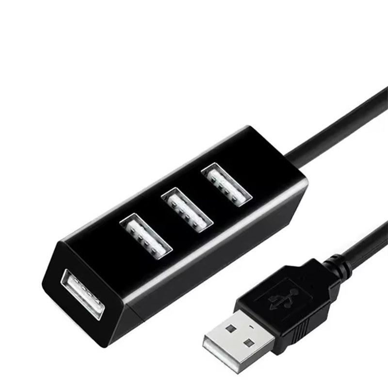Концентратор USB 2.0 Multi Expander Hub USB Splitter Power Adapter High Speed 4 Port In One для ПК Компьютерные аксессуары