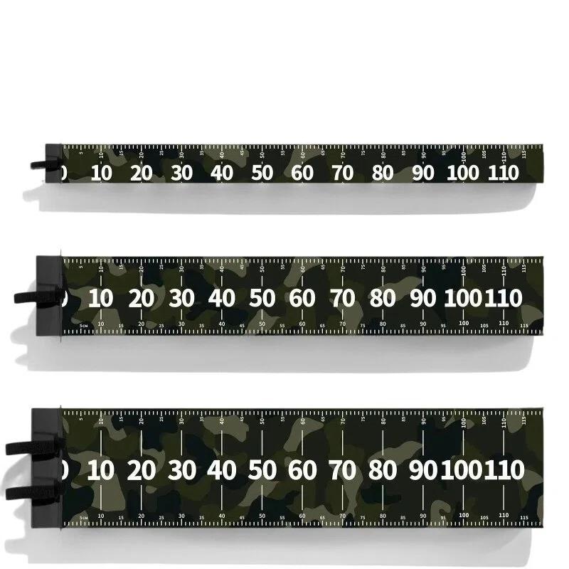 Foldable PVC Fishing Fish Measuring Ruler Waterproof Camo Measuring Mat with Acrylic Baffle
