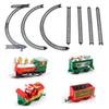 Music Xmas Decoration Electric Train Christmas Toy Railway Trains Transportation Building Toys