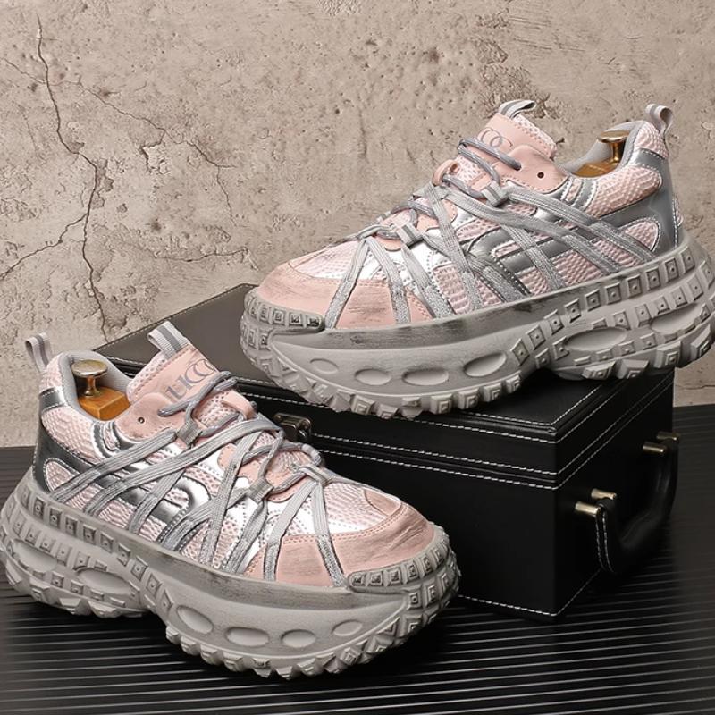 Модные ретро кроссовки, кроссовки парижского папы, удобные и дышащие мужские кроссовки из сетки, внутренняя спортивная повседневная обувь b33