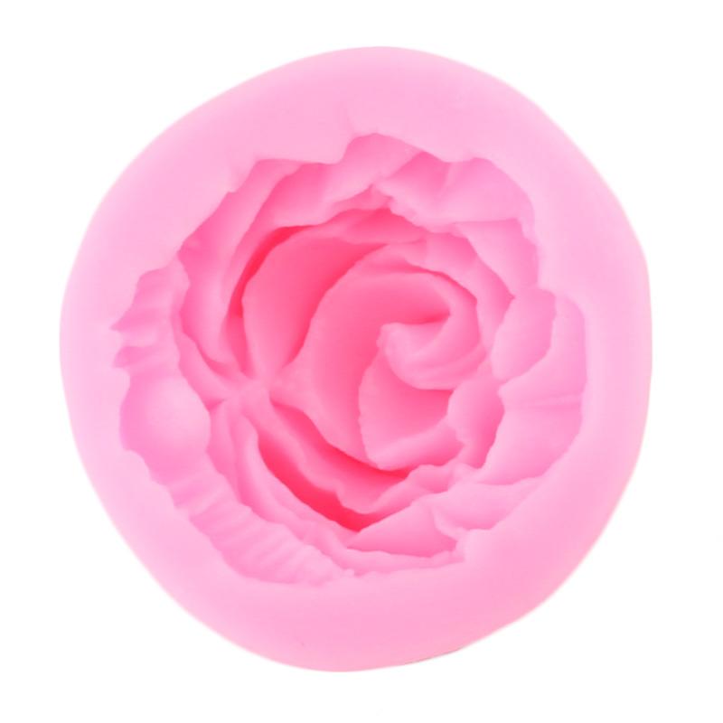 Силиконовая форма с цветком розы, инструменты для украшения торта помадкой, DIY конфеты, формы для выпечки шоколадной мастики, формы для свечей, мыла, смолы, глины