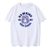Hawkins High School Funny Printed T-Shirts Men Fashion Casual Clothing Loose Oversized Short Sleeve Street Tiger Graphic Tshirts