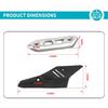 For CFMOTO 450MT Exhaust Pipe Guard CF Moto 450 MT Muffler Anti-scald Plate Protective Shell Motorcycle Original Parts