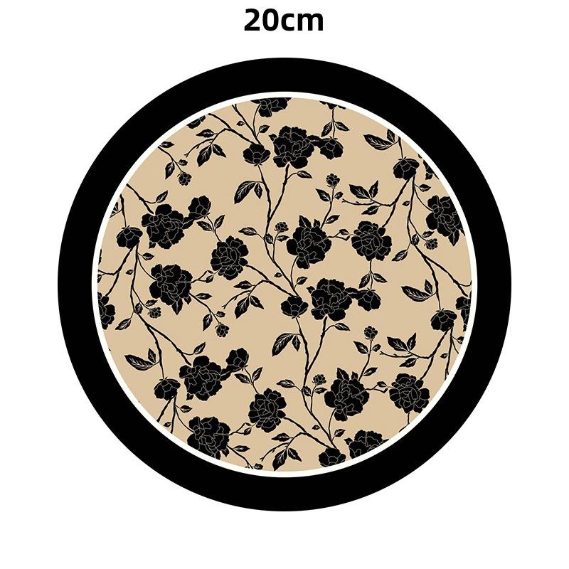 Ретро круглые подставки под цветы, теплоизоляционные, противоожоговые, коврики для стола, креативные домашние диатомитовые абсорбирующие подставки, кухонный аксессуар