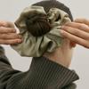 AVVINA PELLE Silk Scrunchie (L) - Pistachio