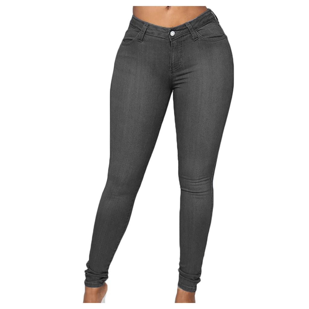 Women's Skinny Jeans Plus Size Fashion Casual Pencil Pants