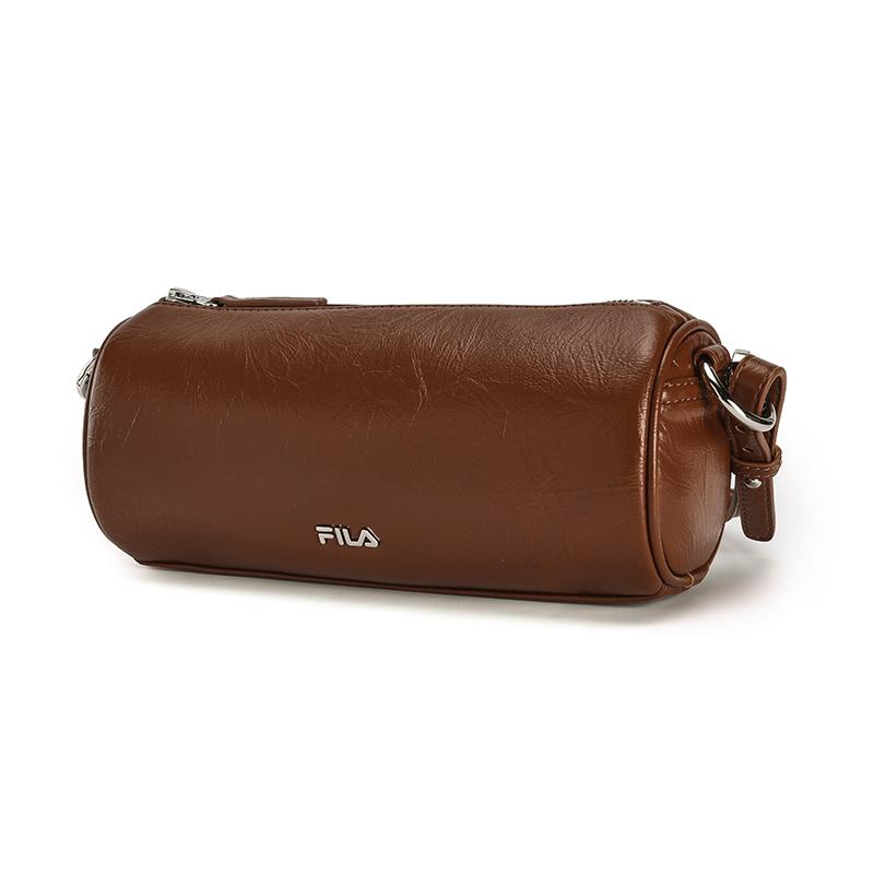 New FILA Wrinkle PU Shoulder Bag Extra Mini Women's Robe Brown F13W439174FBN