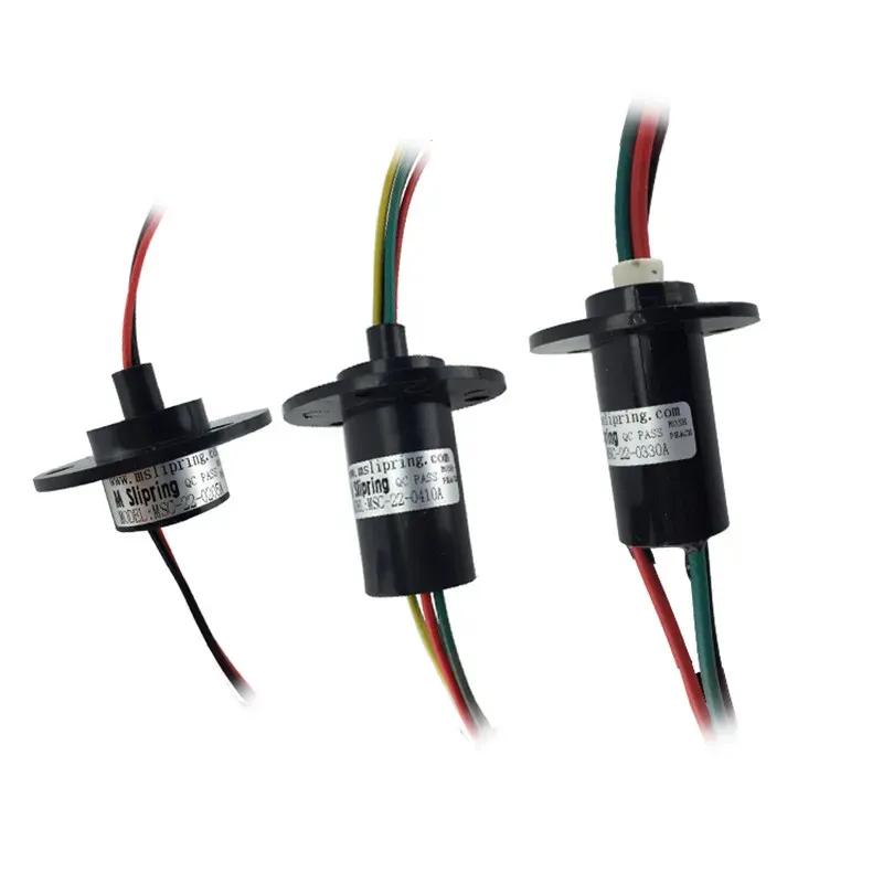 Slipring Wind Generator 5A 10A 15A 30A Large Current Slip Ring 2/3/4/6/8/12 Channels Capsule Slip Rings Rotary Joint Head